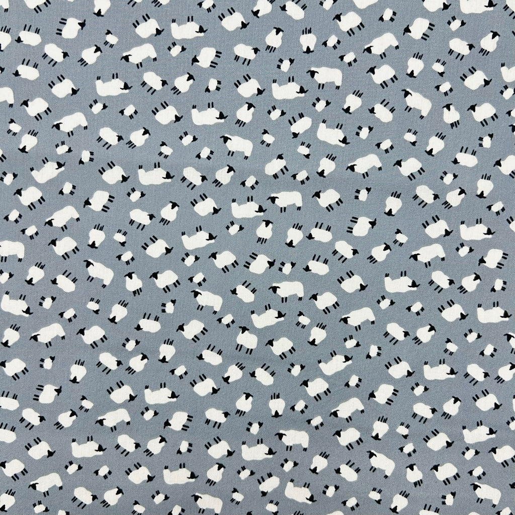 Tiny Lambs Rose & Hubble Cotton Poplin Fabric
