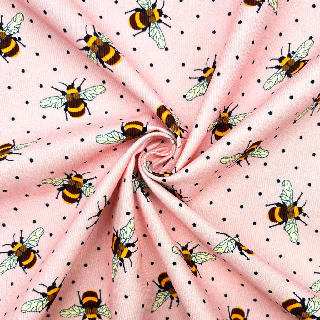 Honey Dot Needlecord Fabric