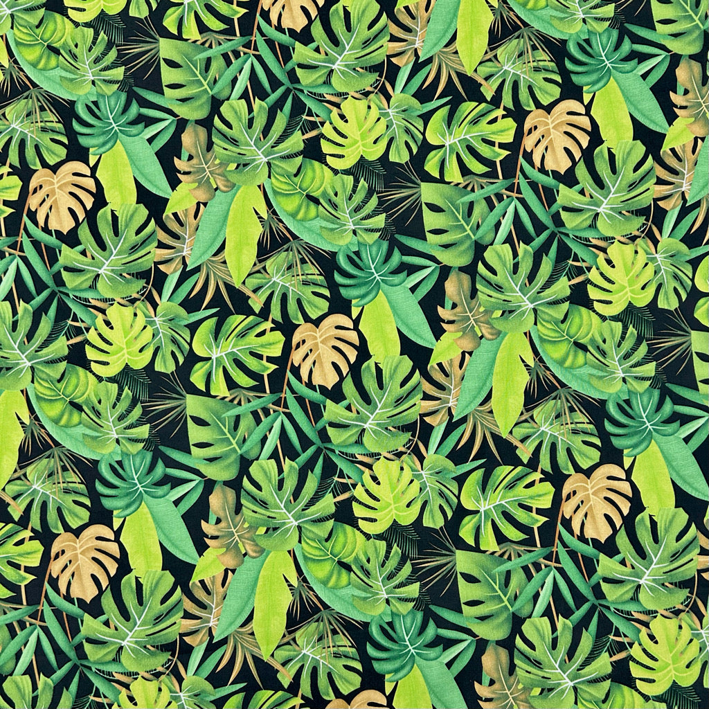 Tropical Canopy Rose & Hubble Cotton Poplin Fabric