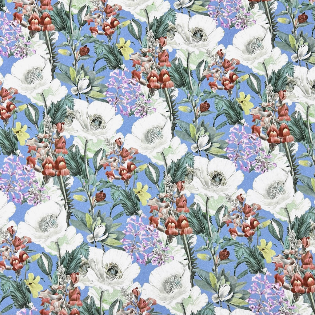 Botanical Harmony Linen Blend Fabric