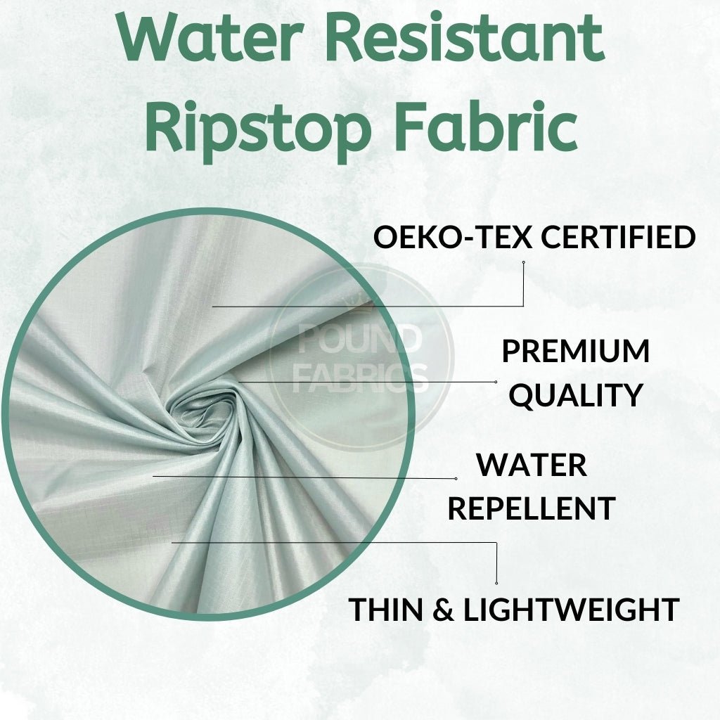 Water Resistant Ripstop Fabric - Full 30m Roll