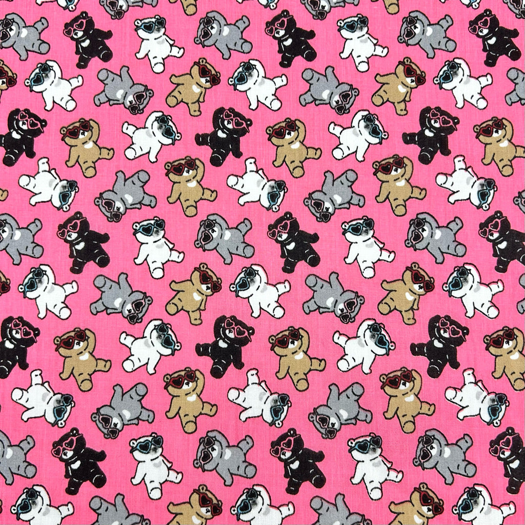 Cool Pugs Polycotton Fabric