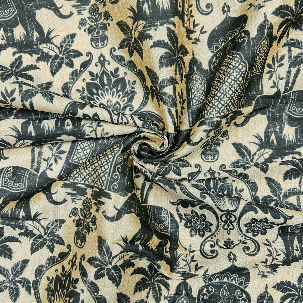 Scenic Beauty Faux Silk Fabric - Pound Fabrics