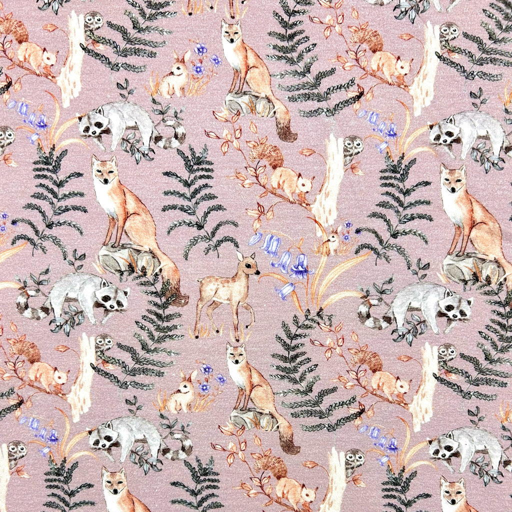 Forest Tales Organic Cotton Jersey Fabric