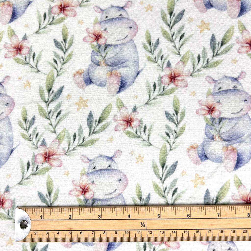 Botanic Babies Brushed Cotton Fabric