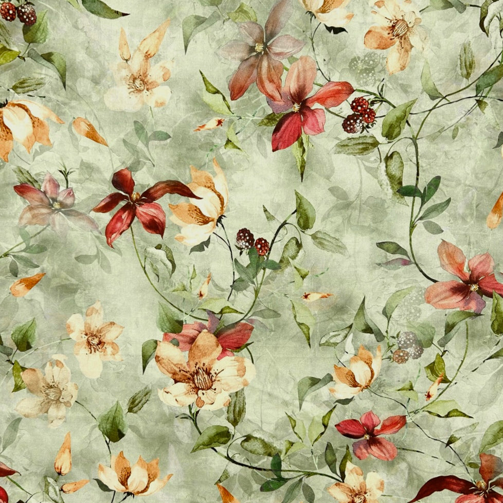 Blooming Joy Cotton Lawn Fabric