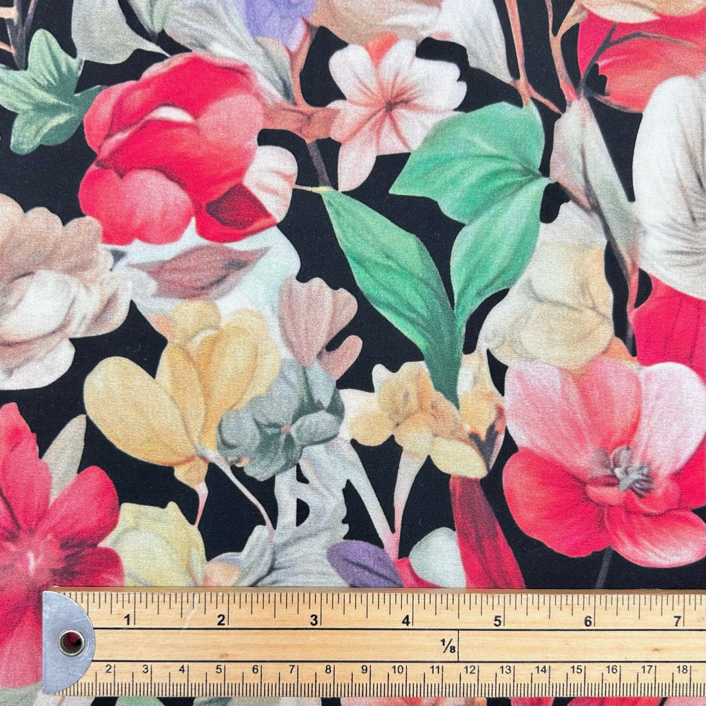 Secret Bloom Viscose Fabric