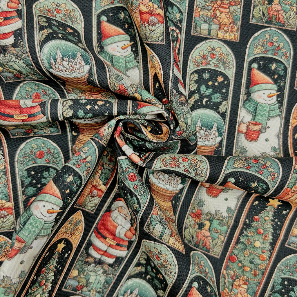 Winter Joy Christmas Cotton Fabric