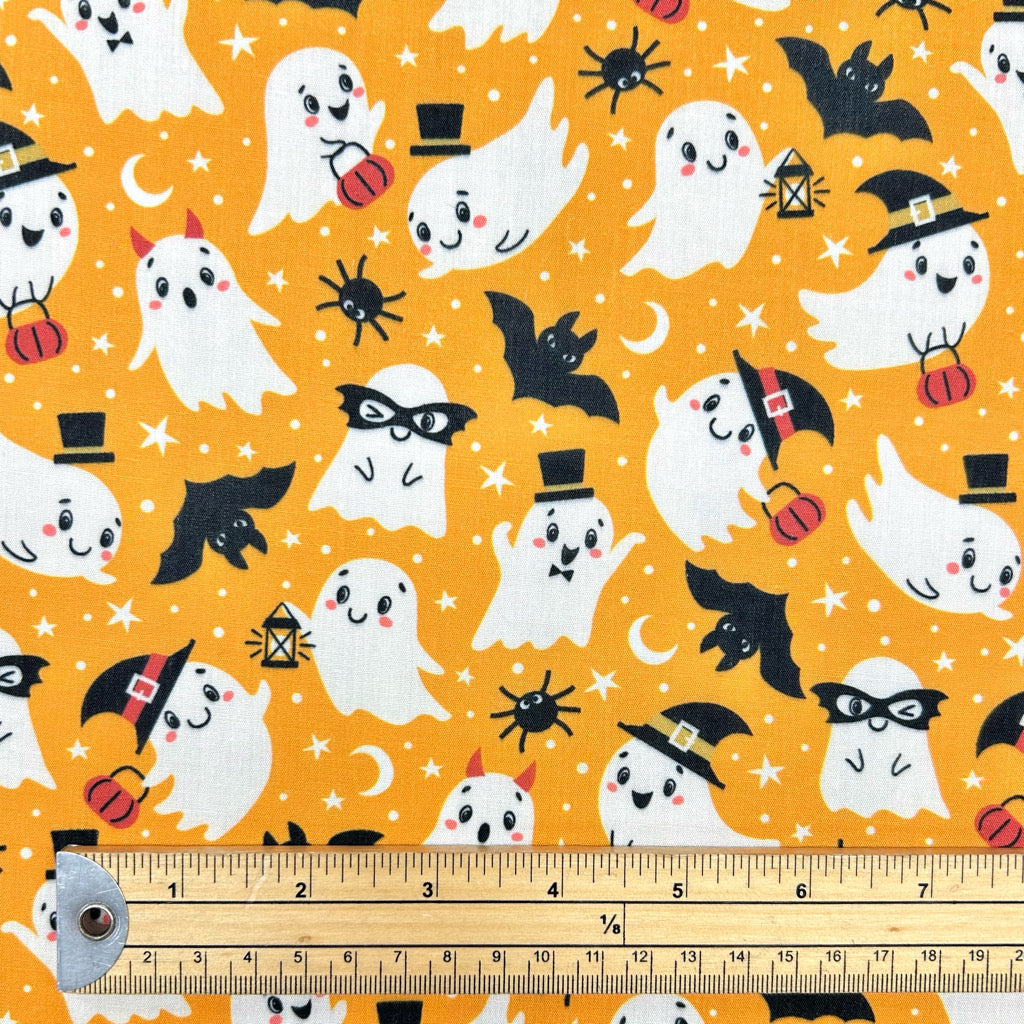 Little Ghosts Polycotton Fabric