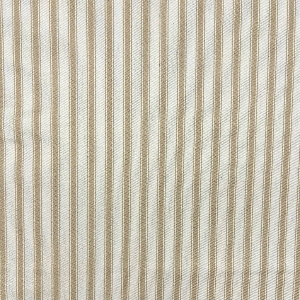 Ticking Stripes Cotton Canvas Fabric