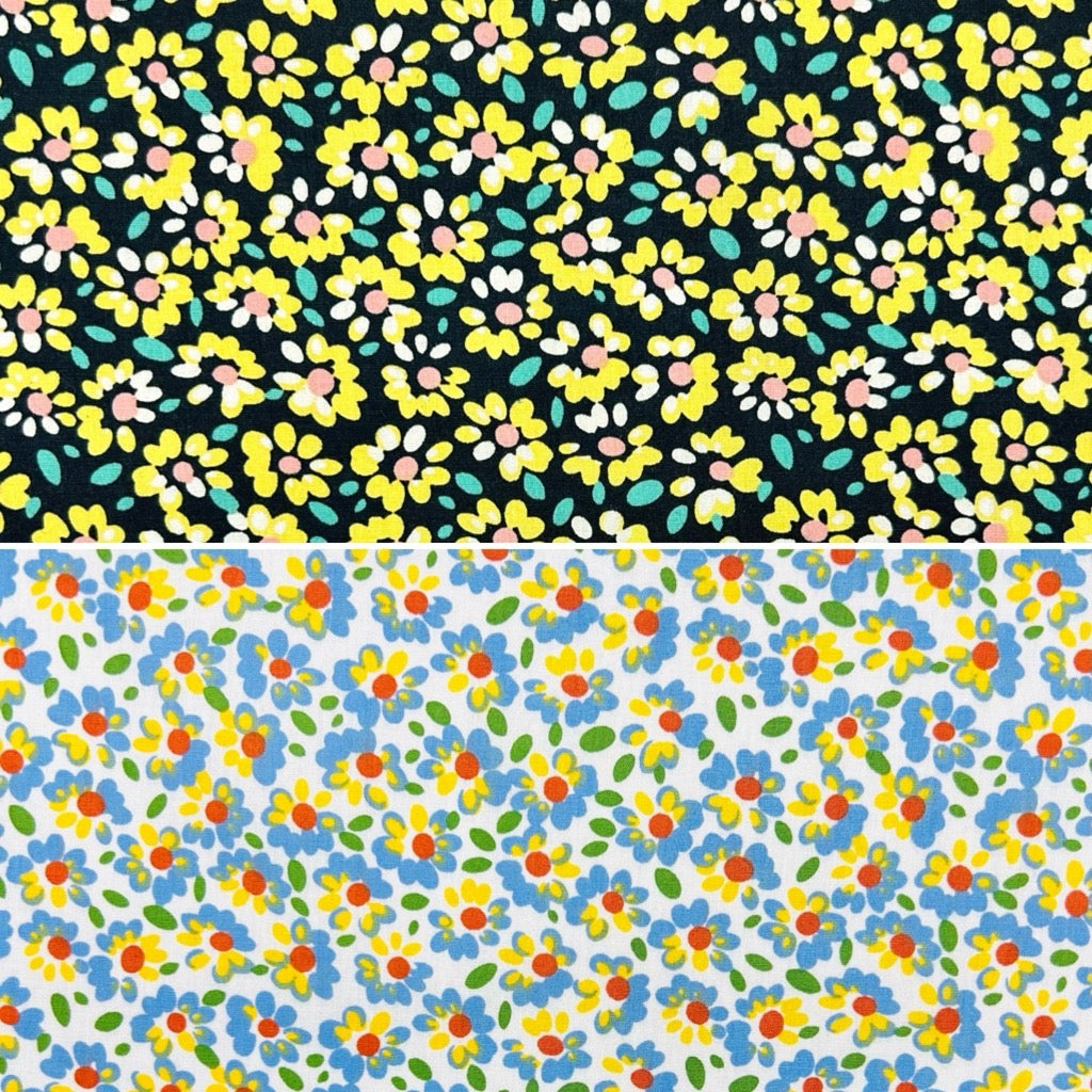 Sunbeam Blooms Cotton Poplin Fabric