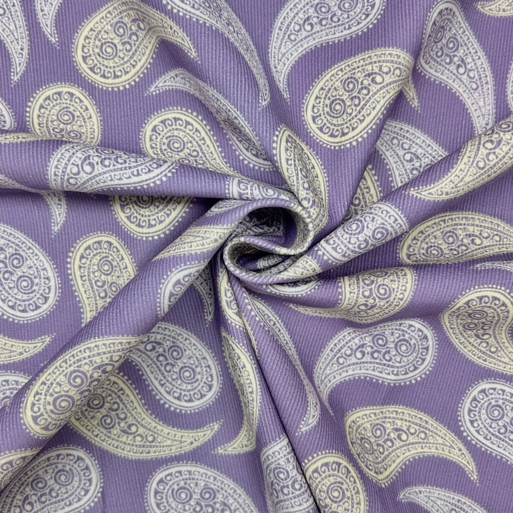 Paisley Curl Needlecord Fabric