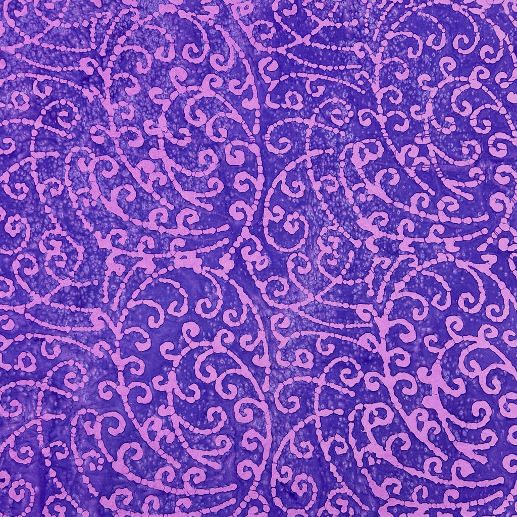 Twisting Vines Cotton Batik Fabric