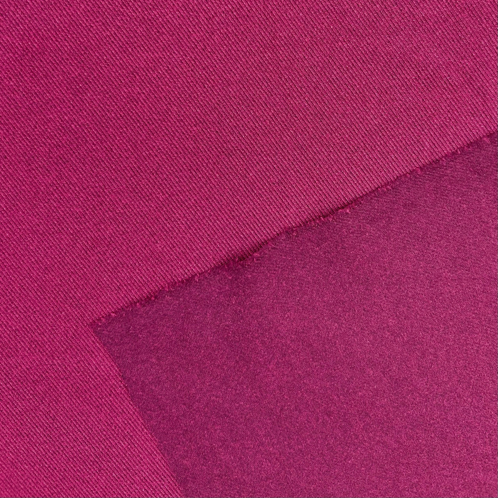 Twill Look Brushed Soft Knit Fabric