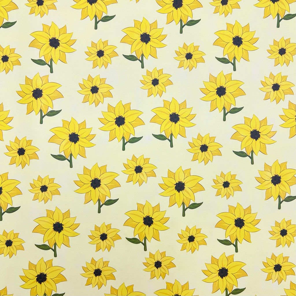 Sunflower Garden Raincoat Fabric