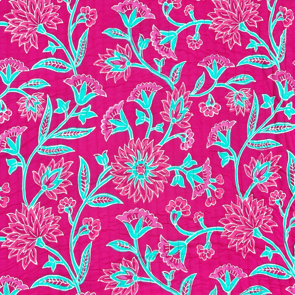 Garden Mosaic Quilted Cotton Fabric