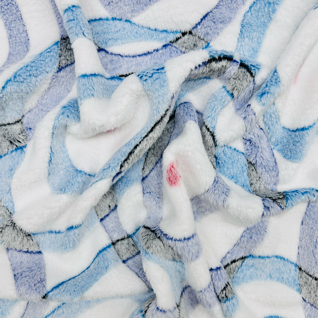 Loopy Circles Cuddle Fleece Fabric