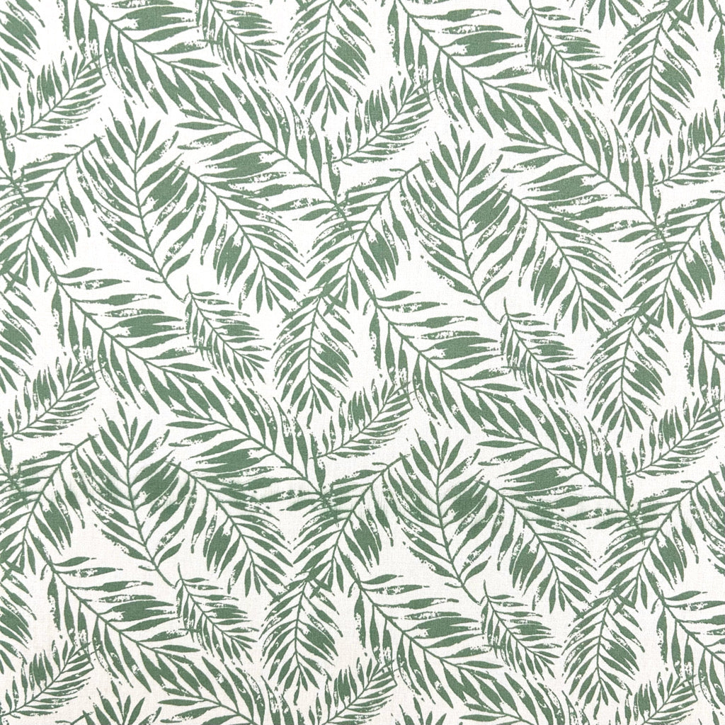 Leaf Lace Cotton Poplin Fabric