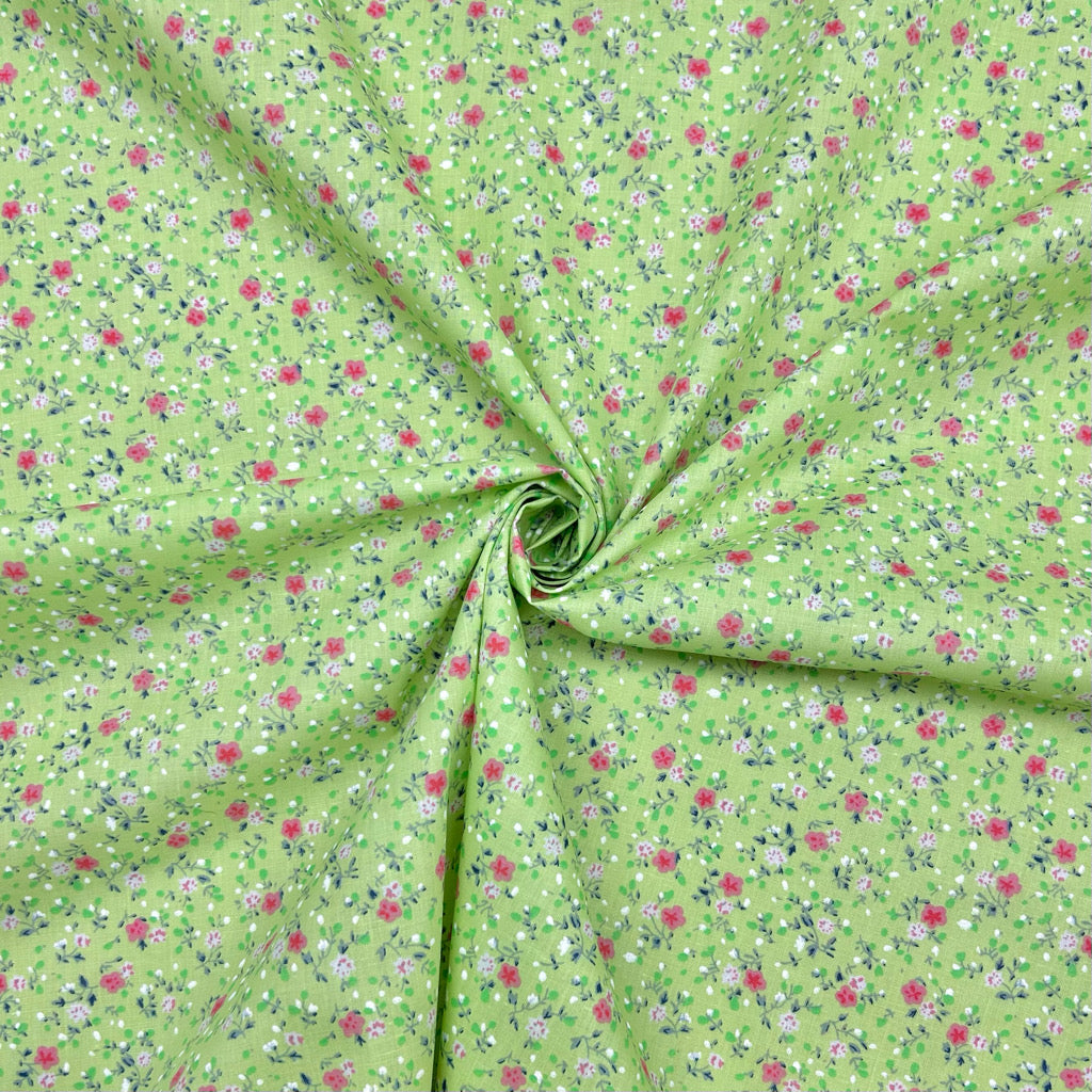 Mini Flowers Polycotton Fabric