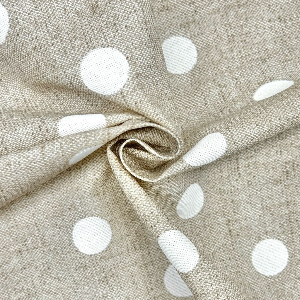 Natural Dots Water Resistant Fabric