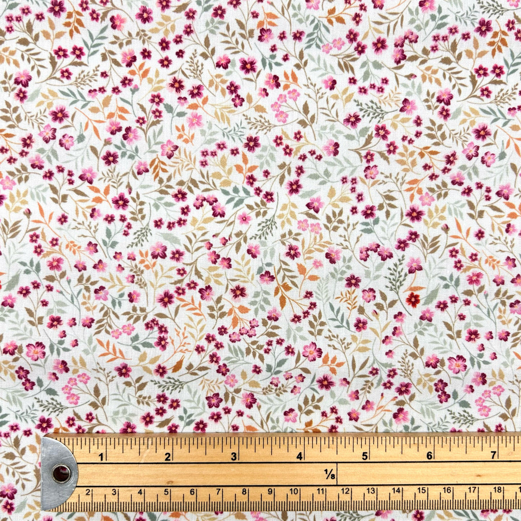 Autumn Trail Polycotton Fabric
