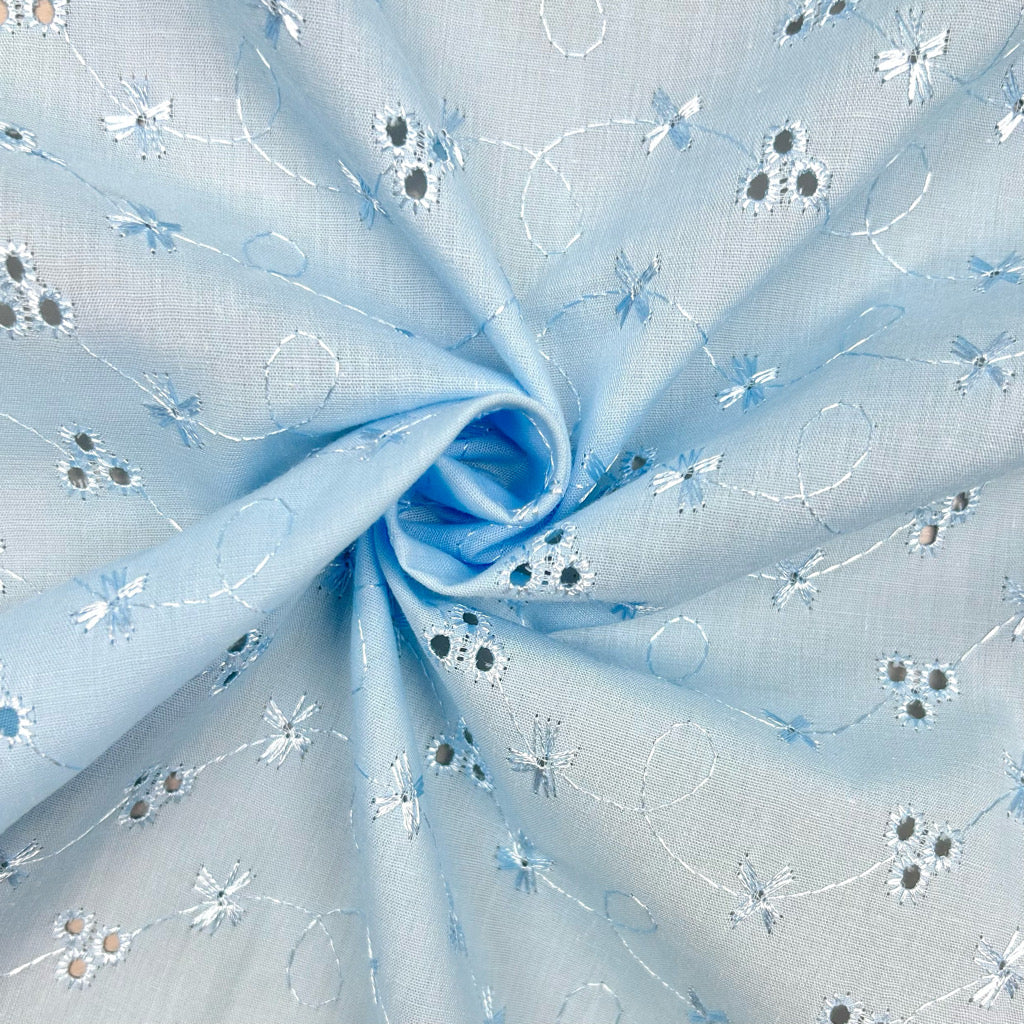 Special Offer Broderie Anglaise Polycotton Fabric