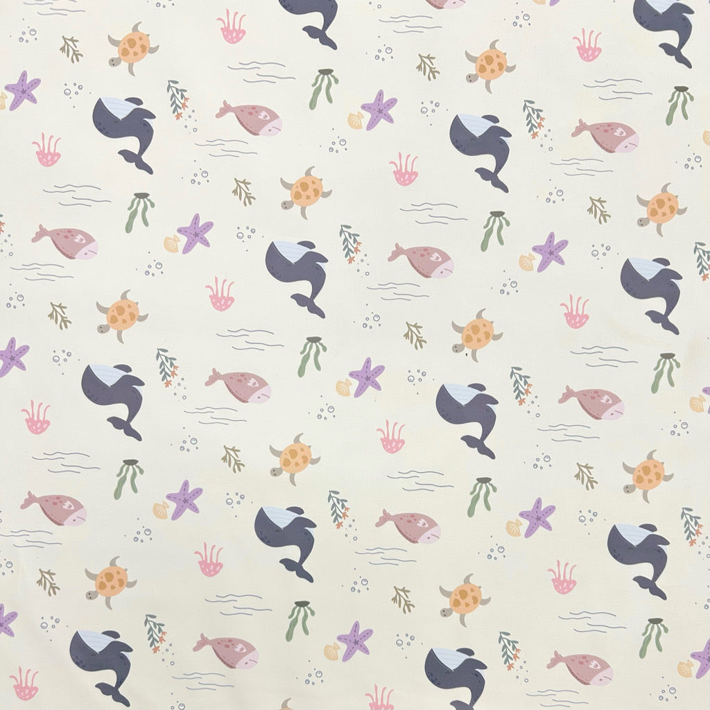 Ocean Friends Raincoat Fabric