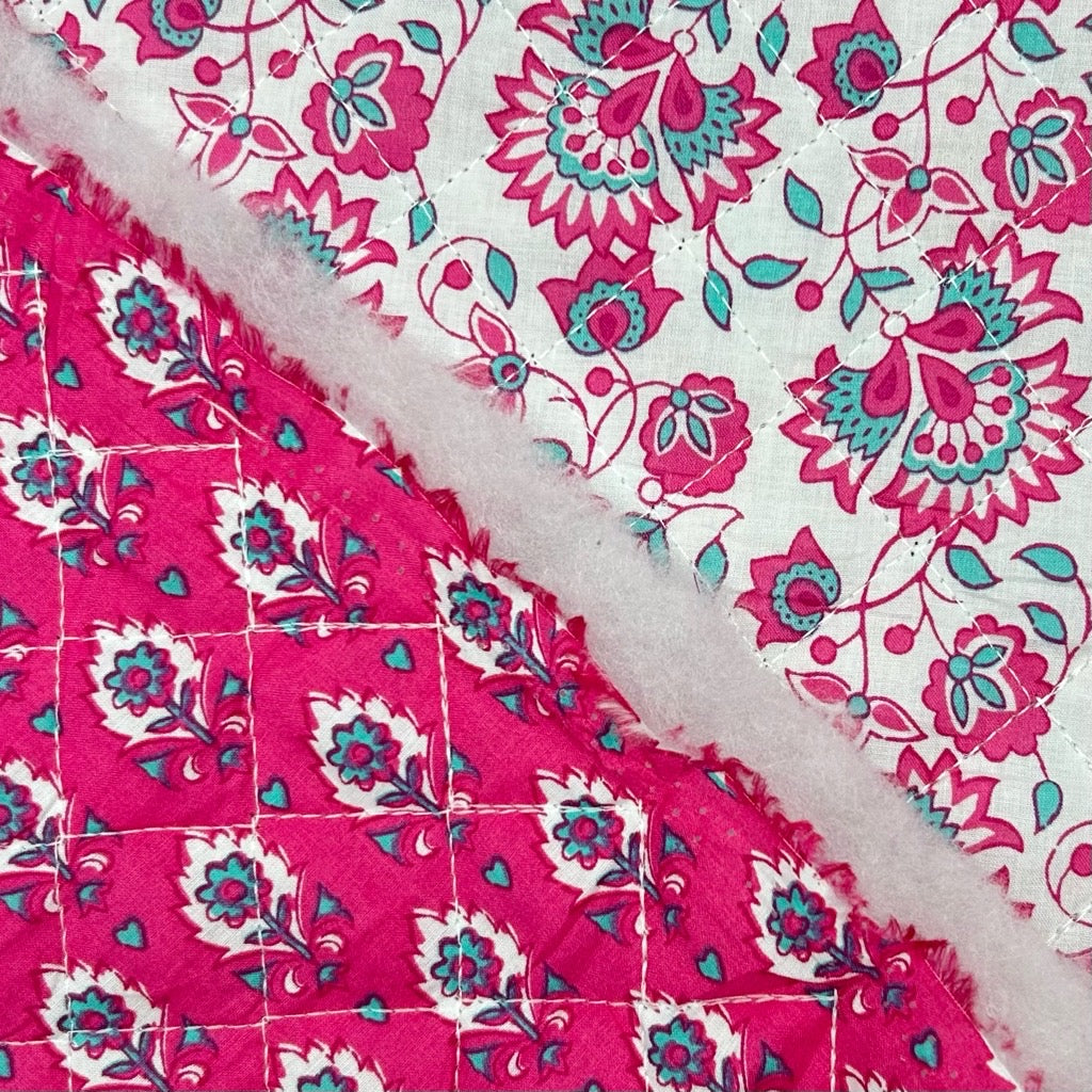Bloom and Paisley Quilted Cotton Fabric