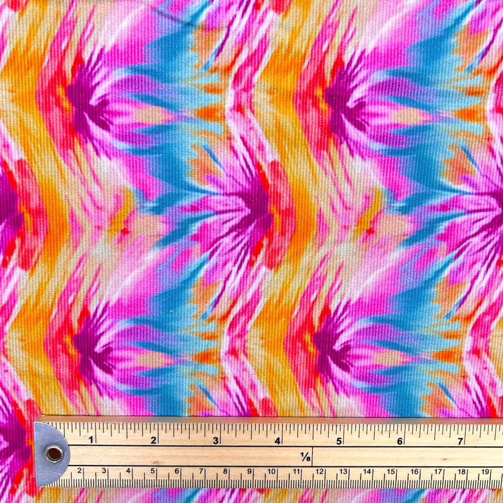 Colour Weave Needlecord Fabric