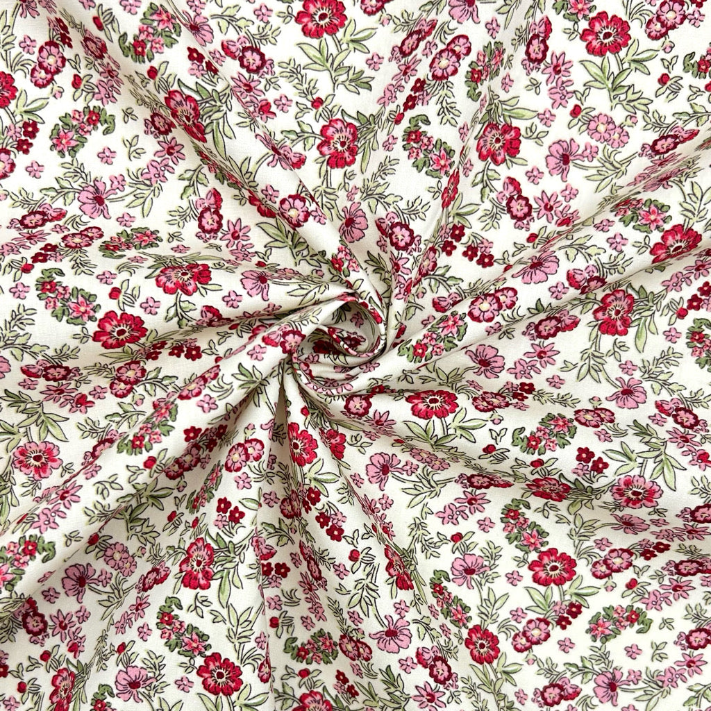 Daisy Lane Rose & Hubble Cotton Poplin Fabric