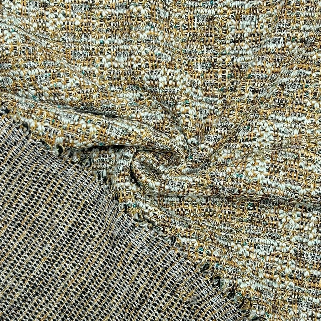 Classic Design Tweed Knit Fabric - Pound Fabrics