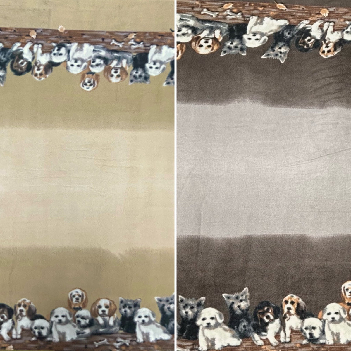 Little Puppies Anti Pill Polar Fleece Fabric