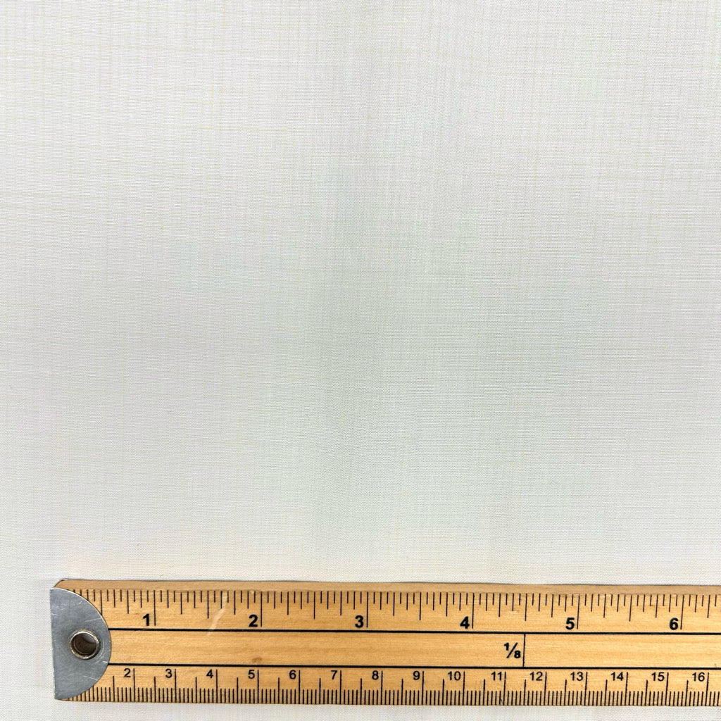 Small Check on Ivory Polyester Fabric