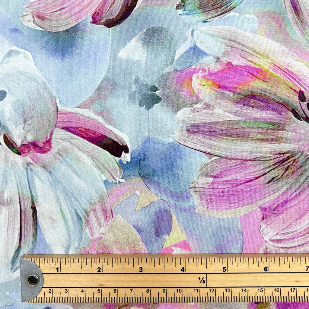 Ethereal Petals Viscose Fabric