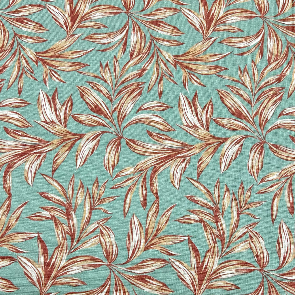 Tropical Oasis Linen Viscose Fabric
