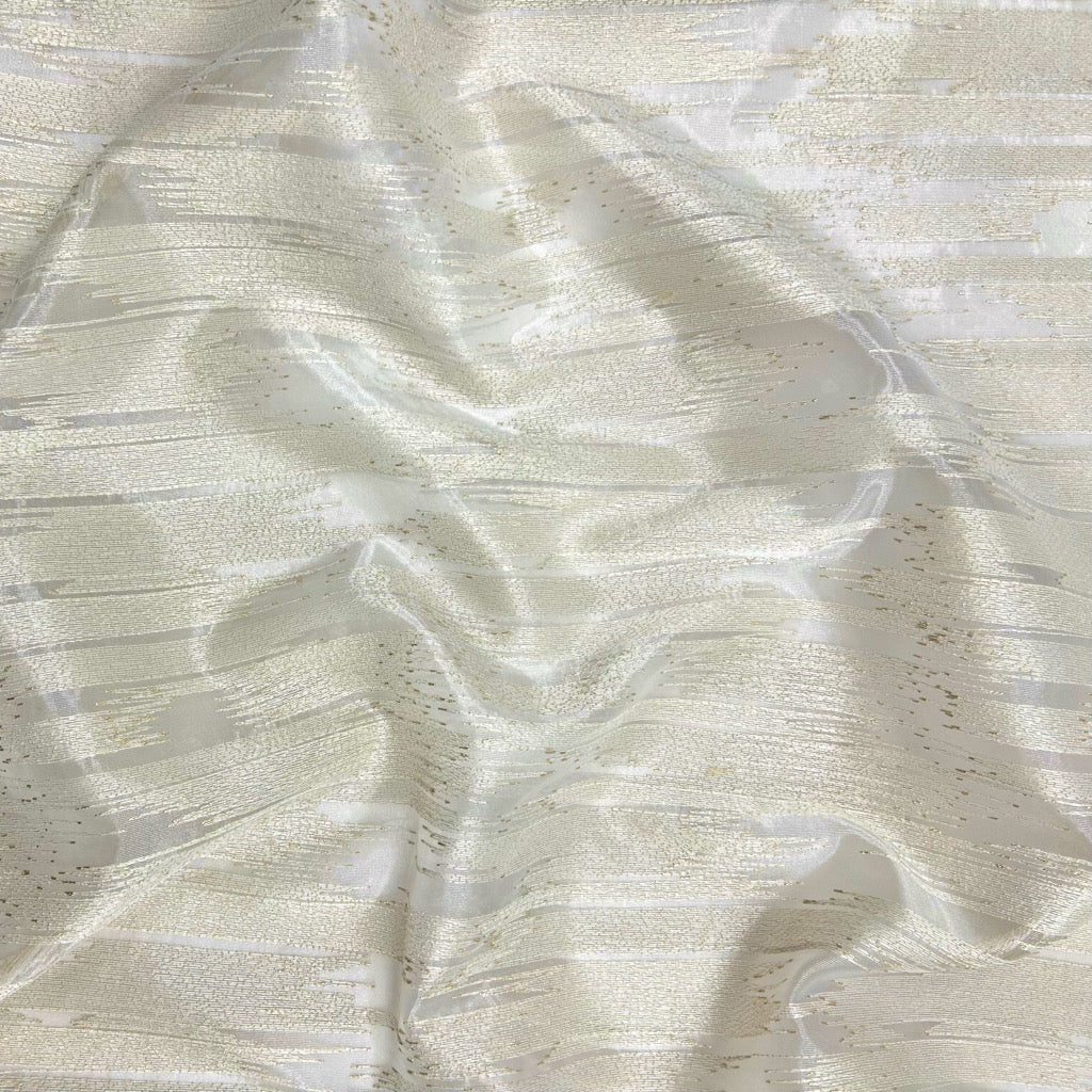 Textured Embroidery Curtain Voile Fabric