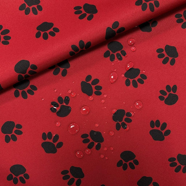 Paw Print Heavy Duty Waterproof Fabric | Best UK Prices | Pound Fabrics