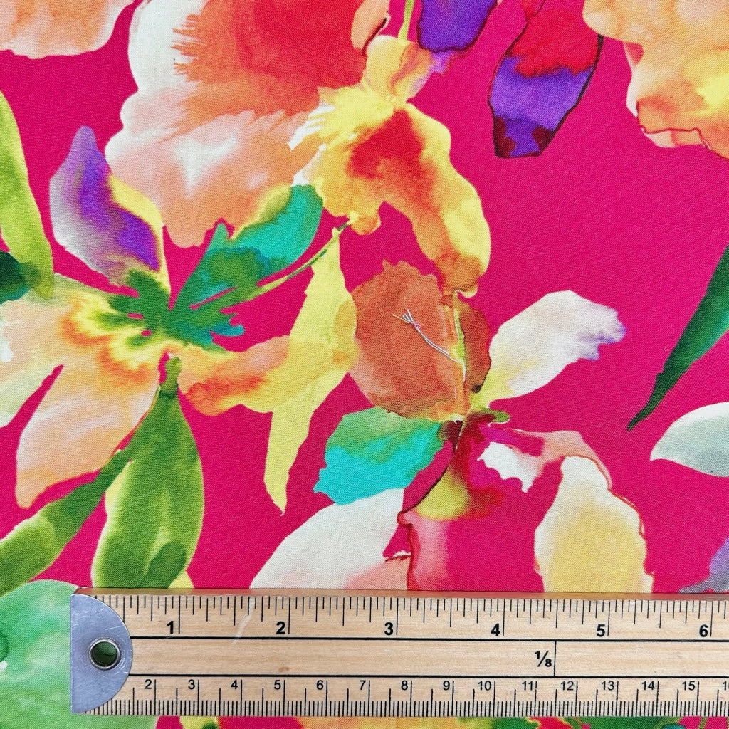 Petal Fiesta Viscose Fabric