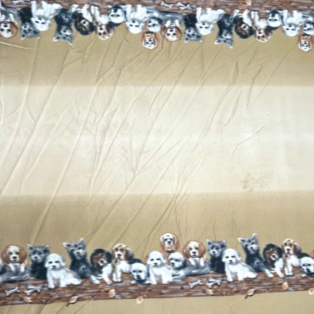 Little Puppies Anti Pill Polar Fleece Fabric
