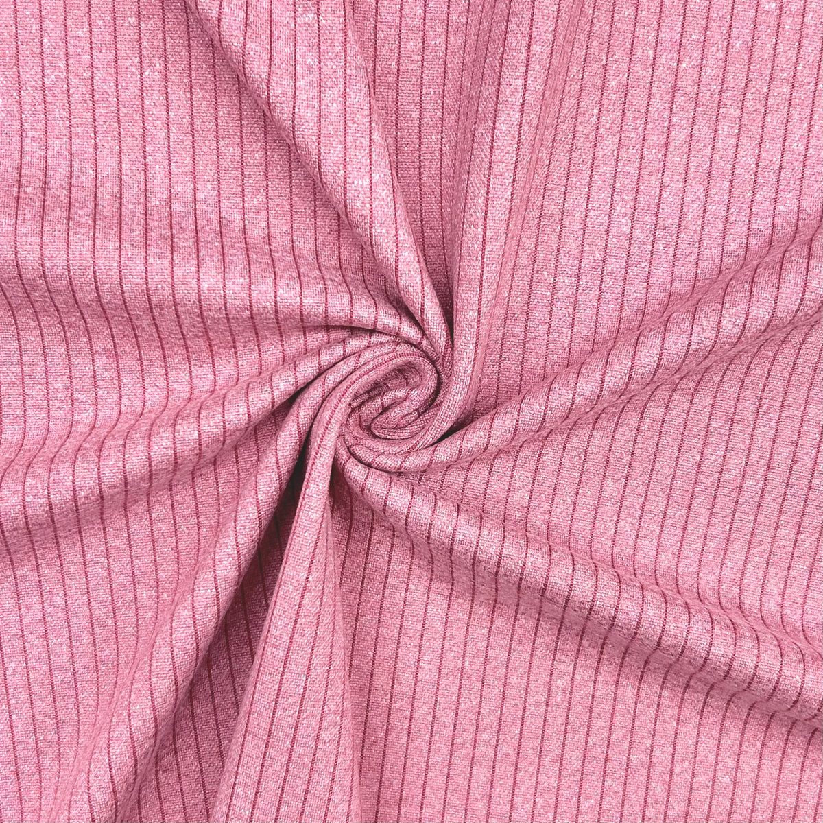 Narrow Stripes Brushed Soft Knit Fabric
