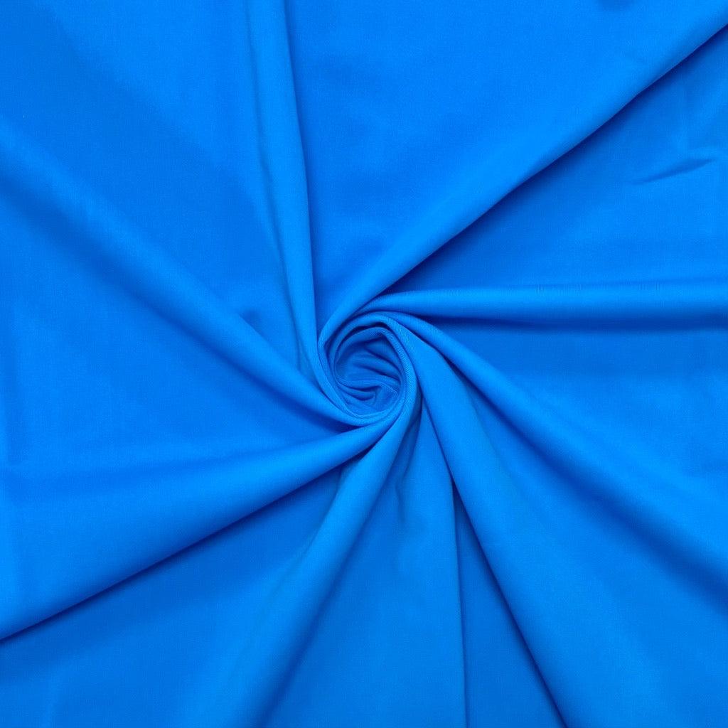 Plain Ocean Blue Lycra Spandex Fabric - Pound Fabrics
