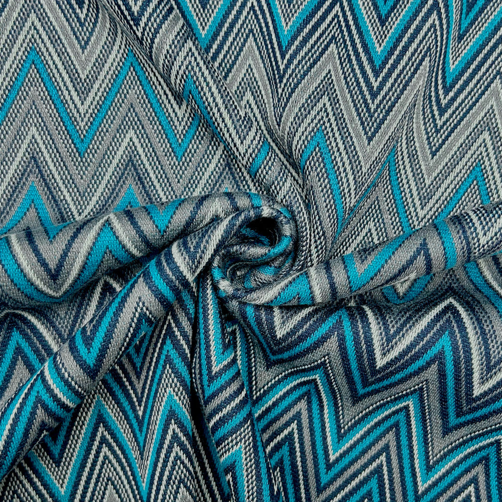 Zigzag Fusion Knit Jersey Fabric