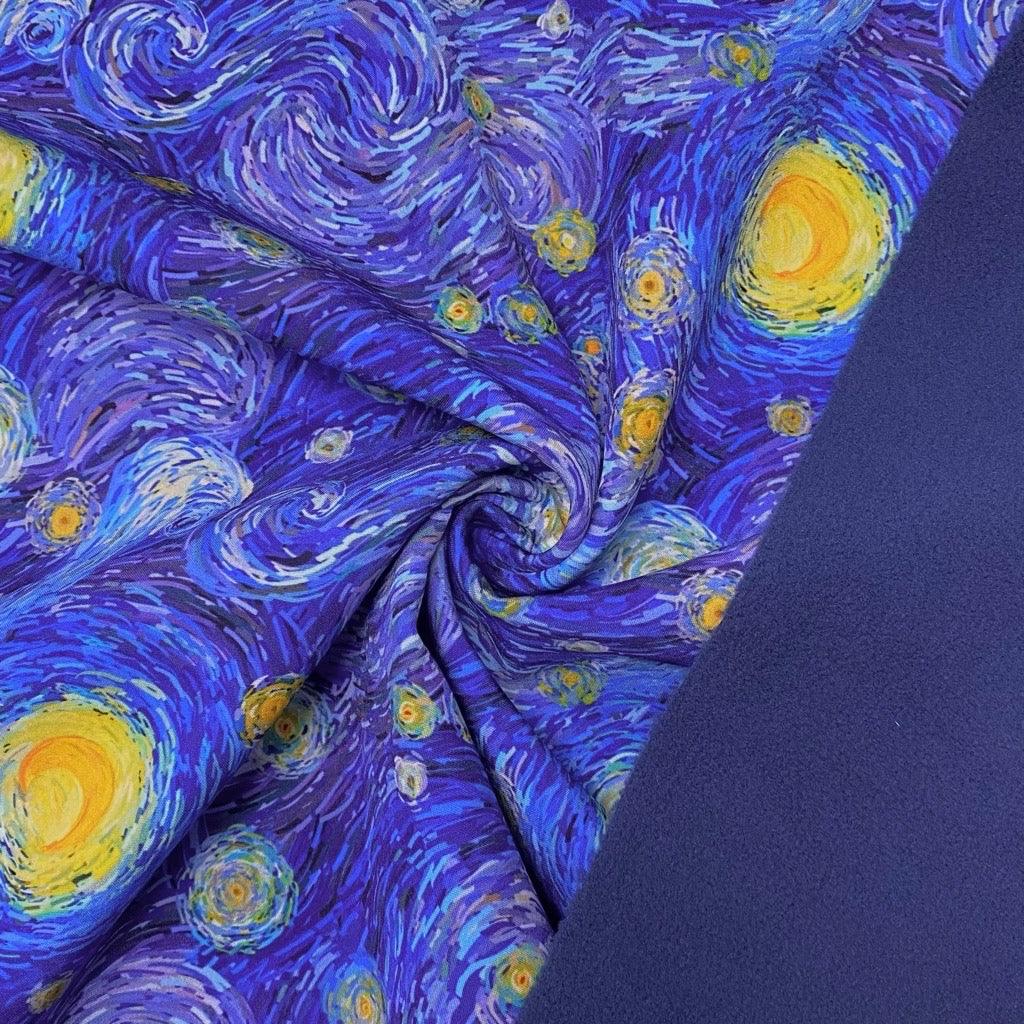 Starry Night Softshell Fabric - Pound Fabrics