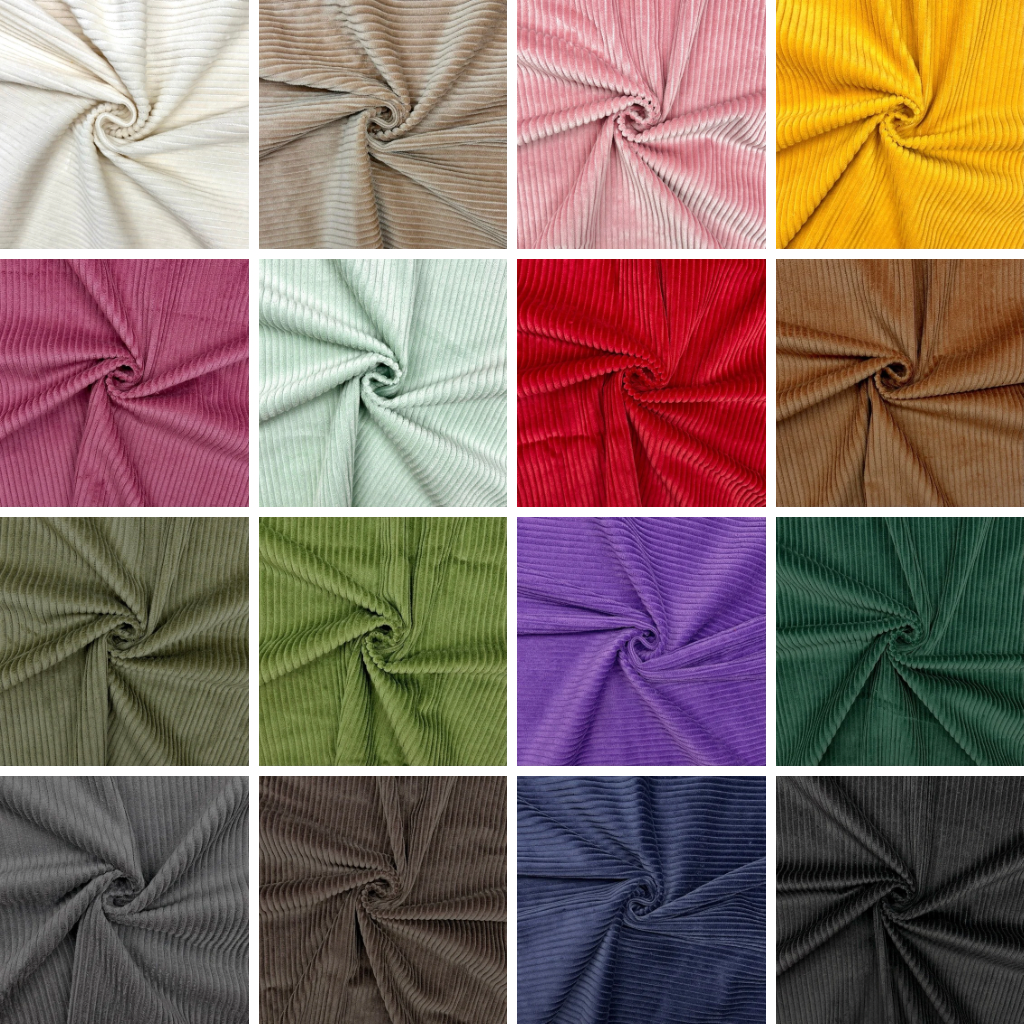 Jumbo Washed Corduroy Fabric