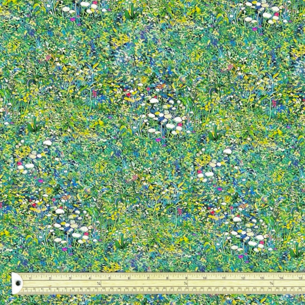 Floral Palette Bamboo Silkette Fabric