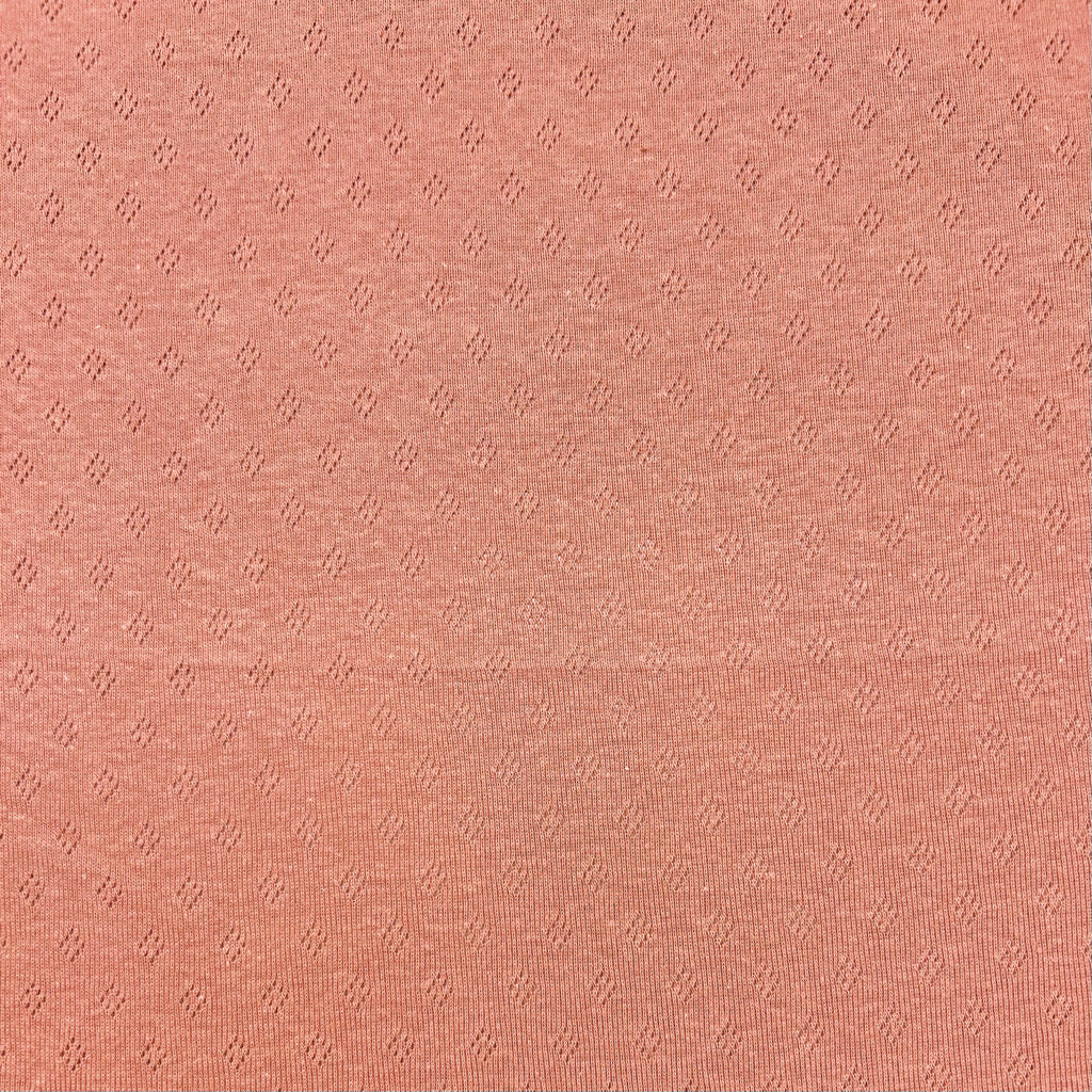 Tiny Diamond Pointelle Jersey Fabric