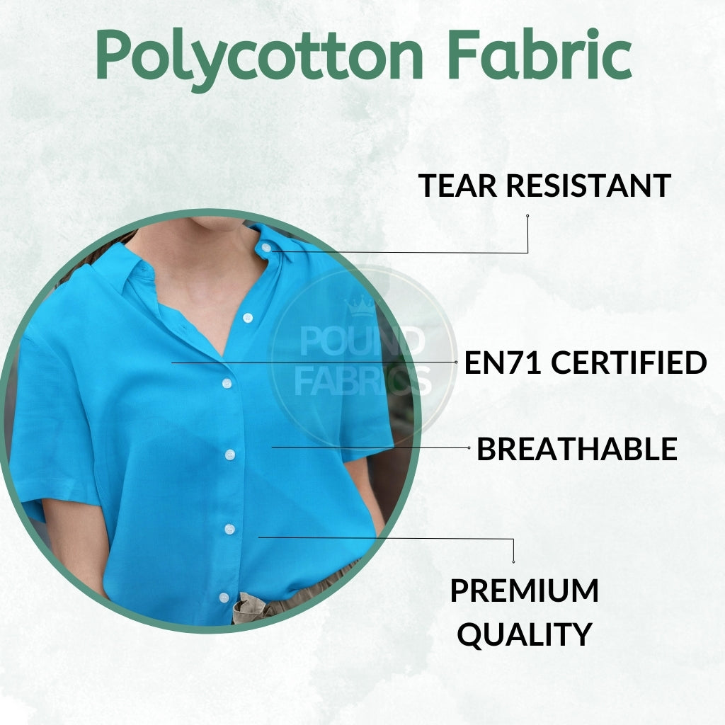 Plain Polycotton Fabric