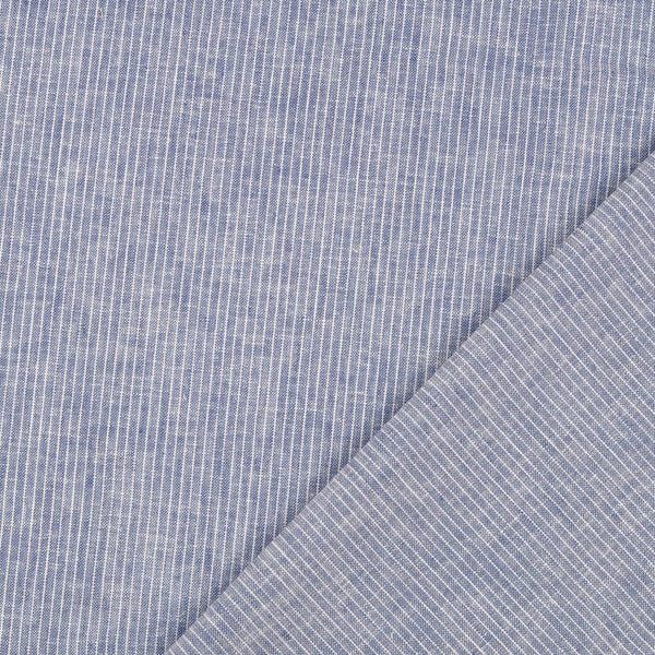 Denim Blue 5027 / Narrow Stripes