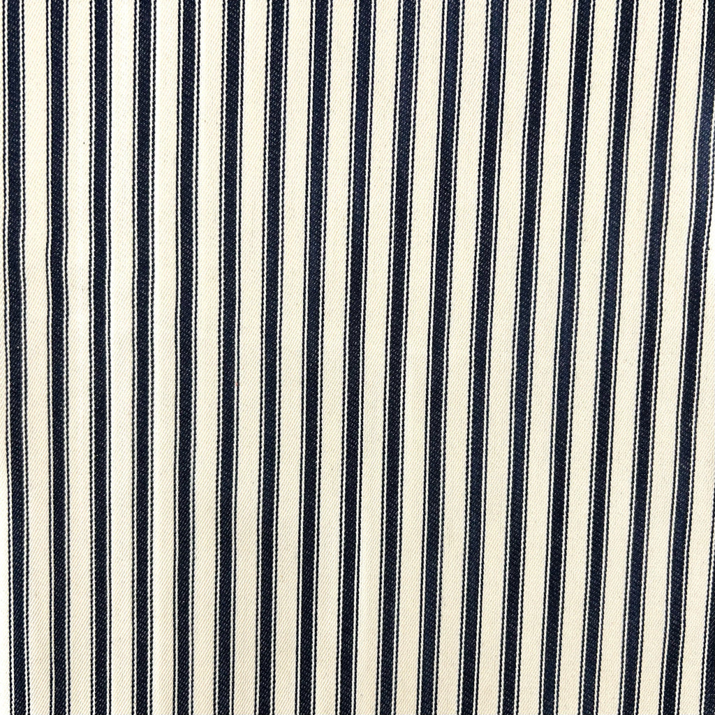 Ticking Stripes Cotton Canvas Fabric
