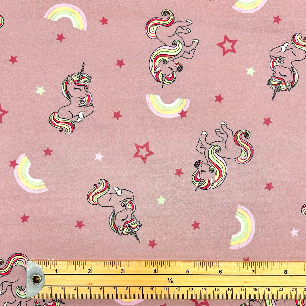 Unicorn Dreams Softshell Fabric